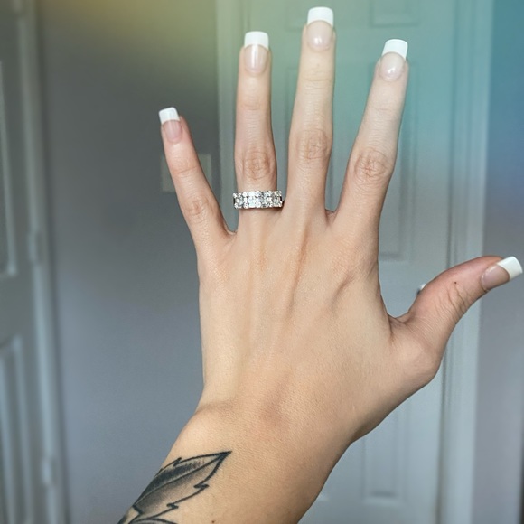 SOLD Levian diamond ring 18k white gold - Picture 10 of 11